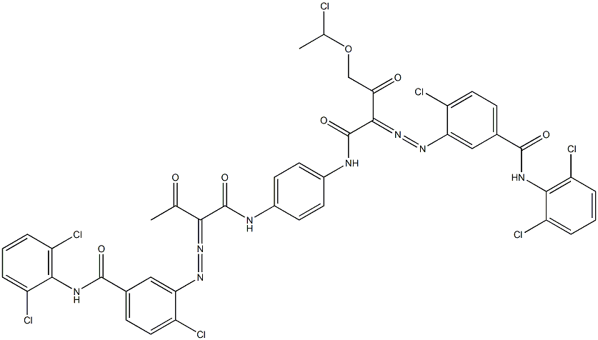  3,3'-[2-[(1-Chloroethyl)oxy]-1,4-phenylenebis[iminocarbonyl(acetylmethylene)azo]]bis[N-(2,6-dichlorophenyl)-4-chlorobenzamide]