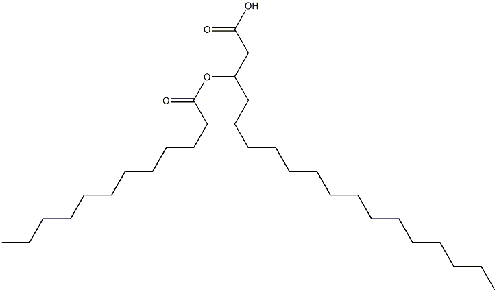 3-Lauroyloxystearic acid Struktur