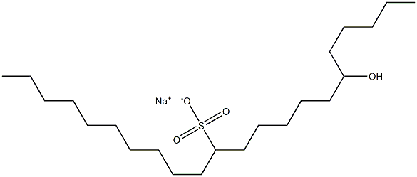 17-Hydroxydocosane-11-sulfonic acid sodium salt