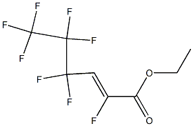 (Z)-2,4,4,5,5,6,6,6-Octafluoro-2-hexenoic acid ethyl ester Structure