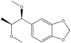 5-[(1S,2S)-1,2-Dimethoxypropyl]-1,3-benzodioxole Structure