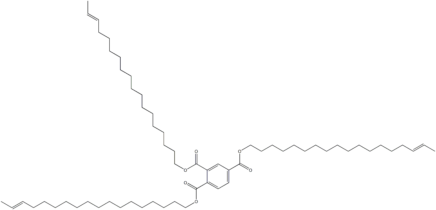 1,2,4-Benzenetricarboxylic acid tri(16-octadecenyl) ester Struktur