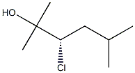 [S,(-)]-3-Chloro-2,5-dimethyl-2-hexanol Struktur