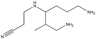  3-(1,6-Diamino-2-methylhexan-3-ylamino)propionitrile