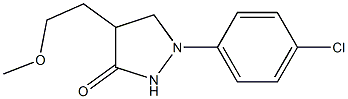 4-(2-Methoxyethyl)-1-(4-chlorophenyl)pyrazolidin-3-one
