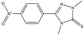  2,4-Dihydro-2,4-dimethyl-5-(4-nitrophenyl)-3H-1,2,4-triazole-3-thione