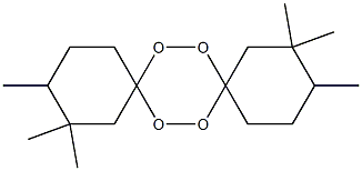 2,2,3,11,11,12-Hexamethyl-7,8,15,16-tetraoxadispiro[5.2.5.2]hexadecane 结构式