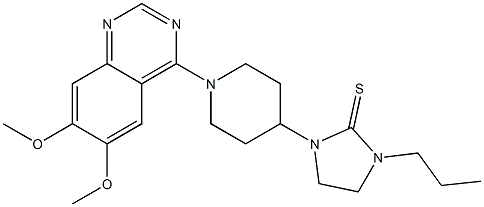  1-[1-(6,7-Dimethoxyquinazolin-4-yl)piperidin-4-yl]-3-propylimidazolidine-2-thione