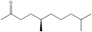 [R,(+)]-5,9-ジメチル-2-デカノン 化学構造式
