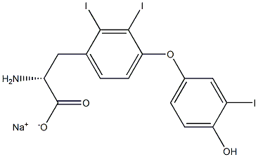 (R)-2-Amino-3-[4-(4-hydroxy-3-iodophenoxy)-2,3-diiodophenyl]propanoic acid sodium salt