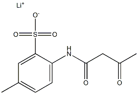 2-(Acetoacetylamino)-5-methylbenzenesulfonic acid lithium salt