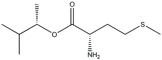 (S)-2-アミノ-4-(メチルチオ)ブタン酸(S)-1,2-ジメチルプロピル 化学構造式