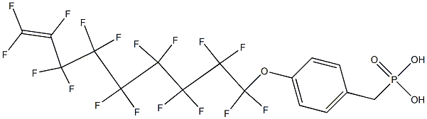 4-[(Heptadecafluoro-8-nonenyl)oxy]benzylphosphonic acid