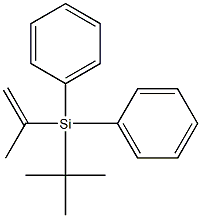 2-(tert-Butyldiphenylsilyl)-1-propene Struktur