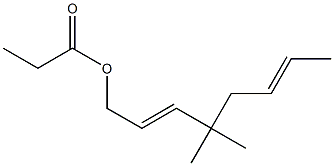 Propionic acid 4,4-dimethyl-2,6-octadienyl ester