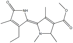2-[(2Z)-3-Ethyl-4-methyl-5-oxo-(2,5-dihydro-1H-pyrrol)-2-ylidene]methyl-3,5-dimethyl-1H-pyrrole-4-carboxylic acid methyl ester