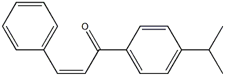 (Z)-4'-Isopropylchalcone Structure