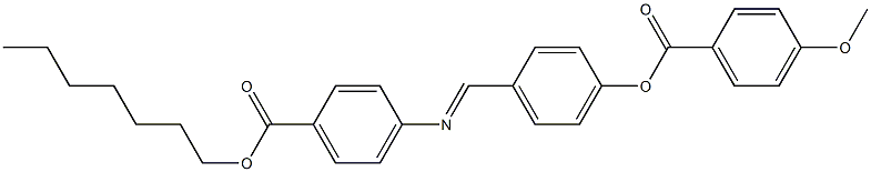 4-[4-(4-Methoxybenzoyloxy)benzylideneamino]benzoic acid heptyl ester