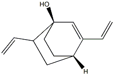 (1S,4S)-3,6-Diethenylbicyclo[2.2.2]oct-2-en-1-ol 结构式