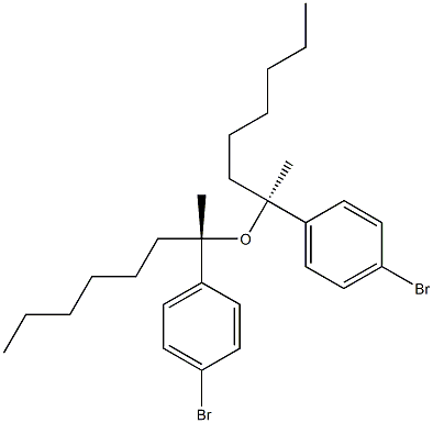 (+)-p-Bromophenyl[(S)-1-methylheptyl] ether Structure