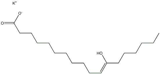(Z)-12-Hydroxy-11-octadecenoic acid potassium salt|