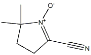 2-Cyano-5,5-dimethyl-1-pyrroline 1-oxide Structure