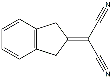 2-(Indan-2-ylidene)malononitrile Struktur