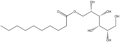 L-マンニトール1-デカノアート 化学構造式