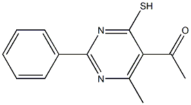 5-Acetyl-6-methyl-2-phenylpyrimidine-4-thiol