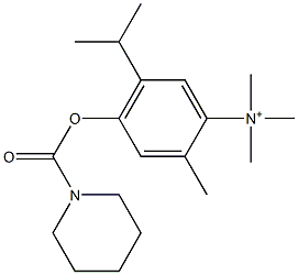  N,N,N,2-Tetramethyl-5-isopropyl-4-[(1-piperidinylcarbonyl)oxy]benzenaminium