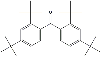 2,2',4,4'-Tetra-tert-butylbenzophenone Structure