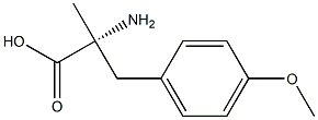 (R)-2-Amino-3-(4-methoxyphenyl)-2-methylpropionic acid Struktur