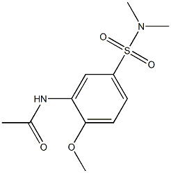 3-Acetylamino-4-methoxy-N,N-dimethylbenzenesulfonamide
