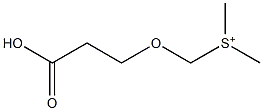 [(2-Carboxyethoxy)methyl]dimethylsulfonium Struktur