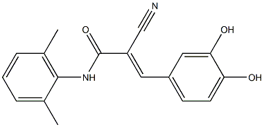  2-Cyano-3-(3,4-dihydroxyphenyl)-N-(2,6-dimethylphenyl)acrylamide