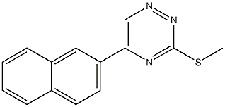 3-Methylthio-5-(2-naphtyl)-1,2,4-triazine