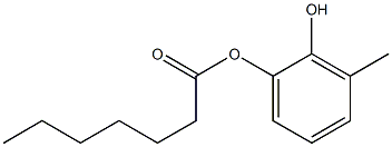 Heptanoic acid 2-hydroxy-3-methylphenyl ester|