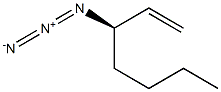 [R,(-)]-3-Azido-1-heptene Structure
