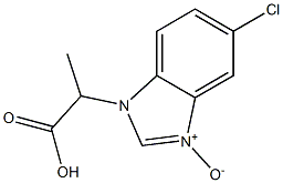  2-[(5-Chloro-1H-benzimidazole 3-oxide)-1-yl]propanoic acid