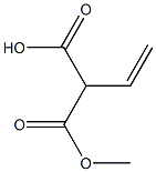 Vinylmalonic acid hydrogen 1-methyl ester Structure