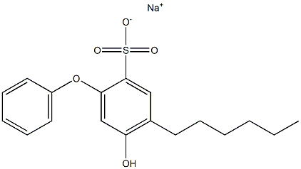 5-Hydroxy-4-hexyl[oxybisbenzene]-2-sulfonic acid sodium salt