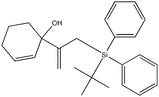 1-[1-[[Diphenyl(tert-butyl)silyl]methyl]vinyl]-2-cyclohexen-1-ol|