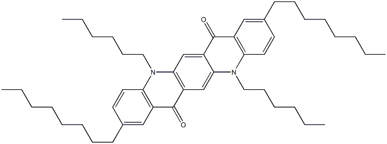  2,9-Dioctyl-5,12-dihexyl-5,12-dihydroquino[2,3-b]acridine-7,14-dione