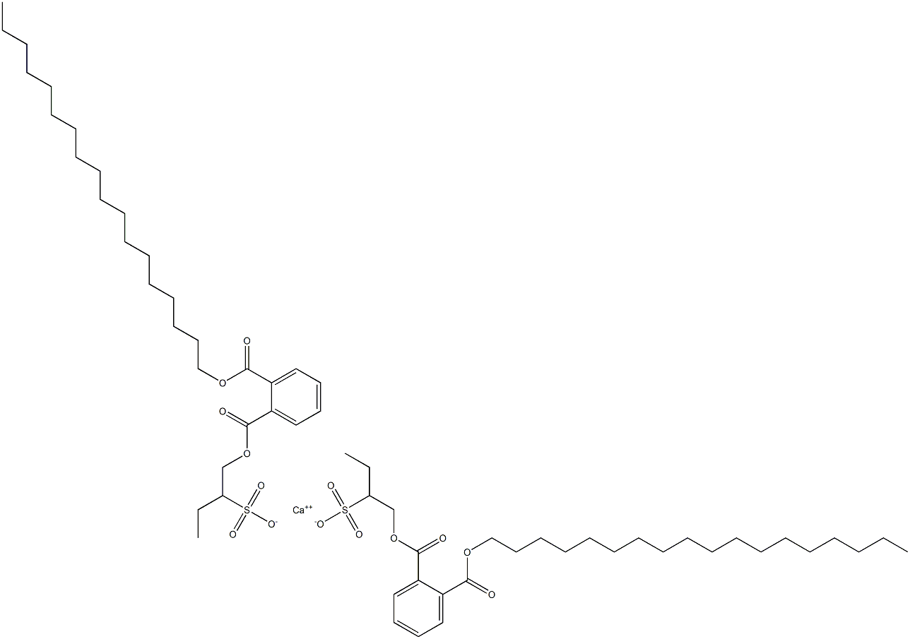  Bis[1-[(2-octadecyloxycarbonylphenyl)carbonyloxy]butane-2-sulfonic acid]calcium salt
