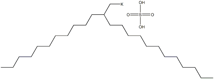  Sulfuric acid 2-undecyltetradecyl=potassium salt
