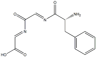 [[[[(R)-1-Amino-2-(phenyl)ethyl]carbonylimino]methyl]carbonylimino]acetic acid Struktur