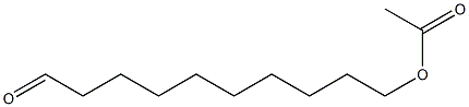 Acetic acid 10-oxodecyl ester, , 结构式