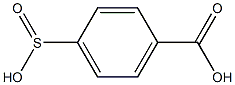 4-Carboxybenzenesulfinic acid 结构式