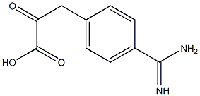 2-Oxo-3-[4-[amino(imino)methyl]phenyl]propanoic acid
