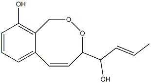  7-[(E)-1-Hydroxy-2-butenyl]-7,10-dihydro-8,9-dioxabenzocycloocten-1-ol